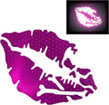High Intensity Reflective Vinyl Death Kiss Skull Decal - Special