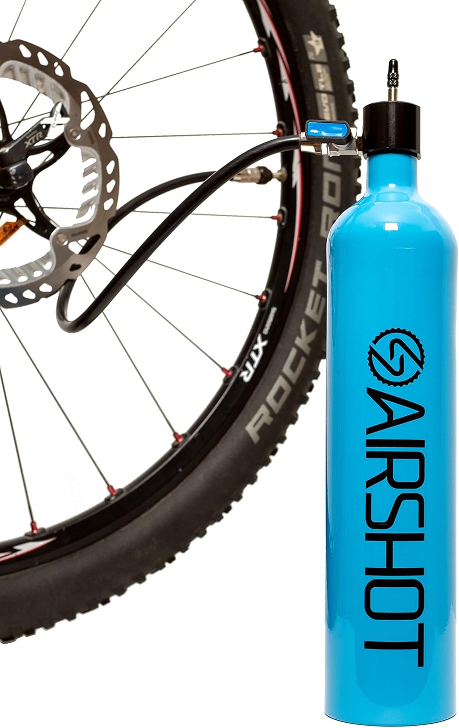Tubeless Tire Inflator 1.15l for All Bike Sizes and Types