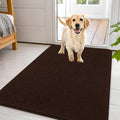 Dog Door Mat 44x32 Brown Chenille Mud Mat - Soft, Absorbent