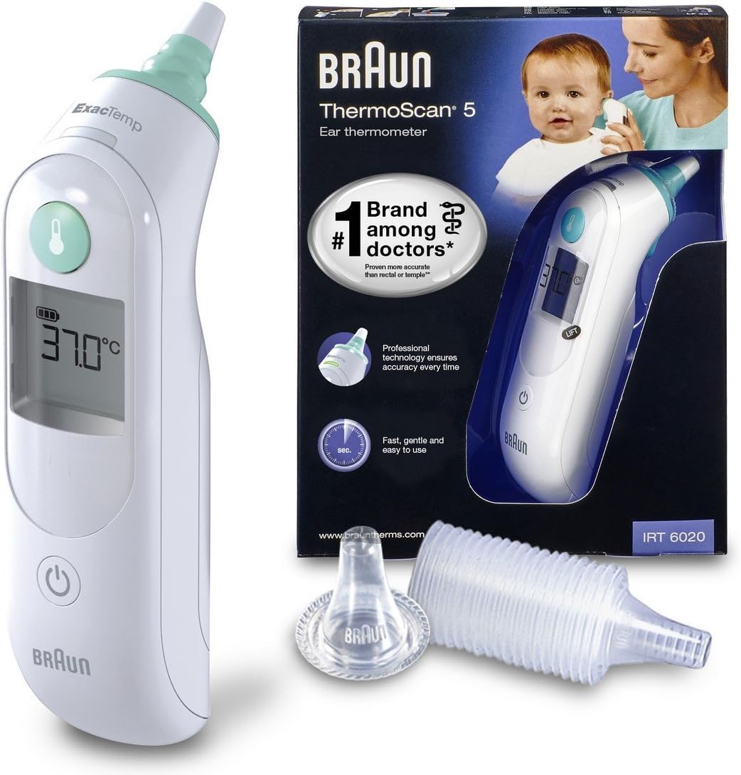 Braun ThermoScan 5 Ear Thermometer for Accurate Readings