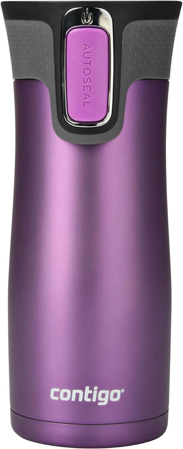 Contigo Stainless Steel Travel Mug: Keep Drinks Hot/Cold Longer!