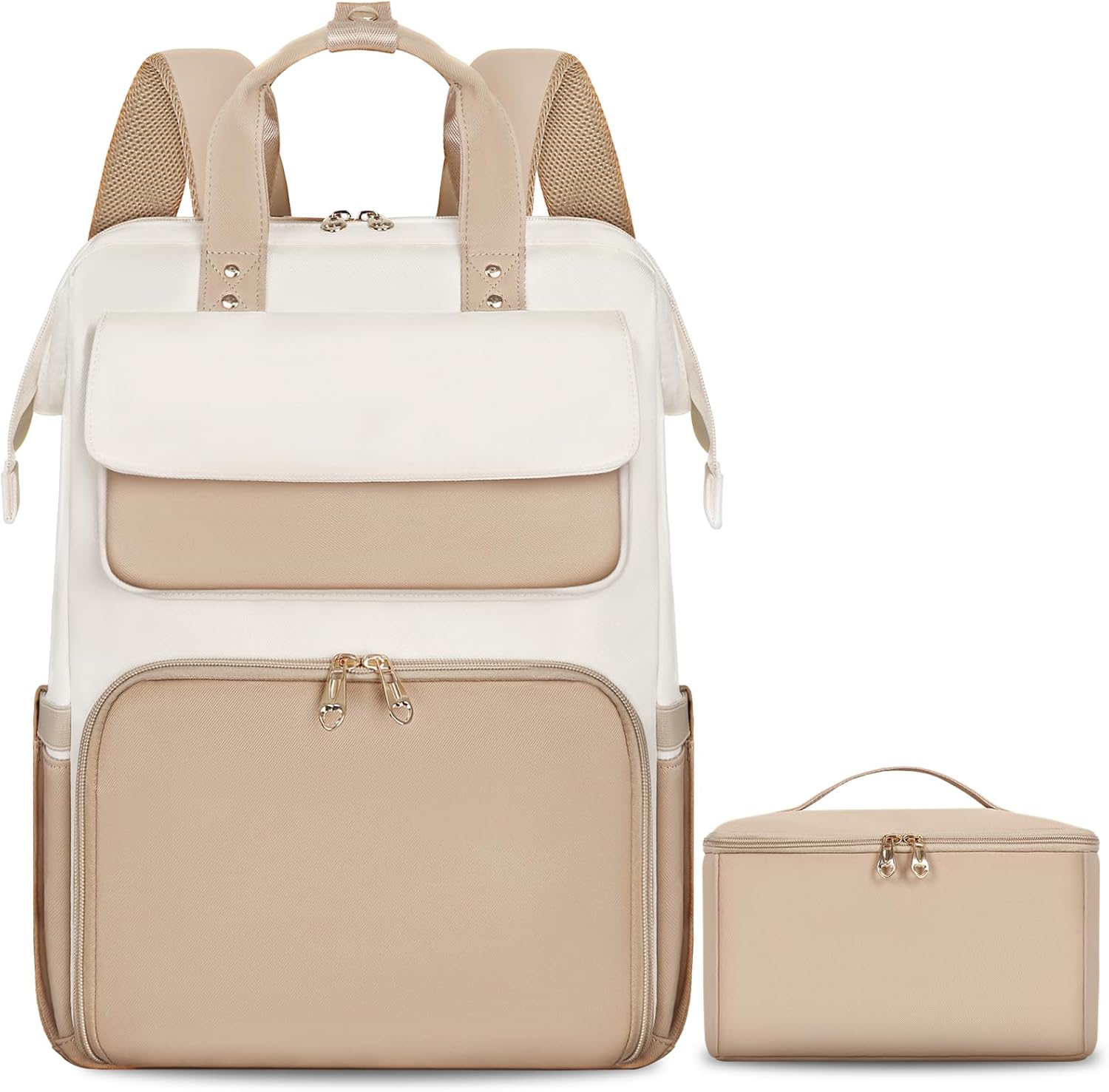 BERTASCHE Lunch Backpack for Women with Insulated Cooler Bag