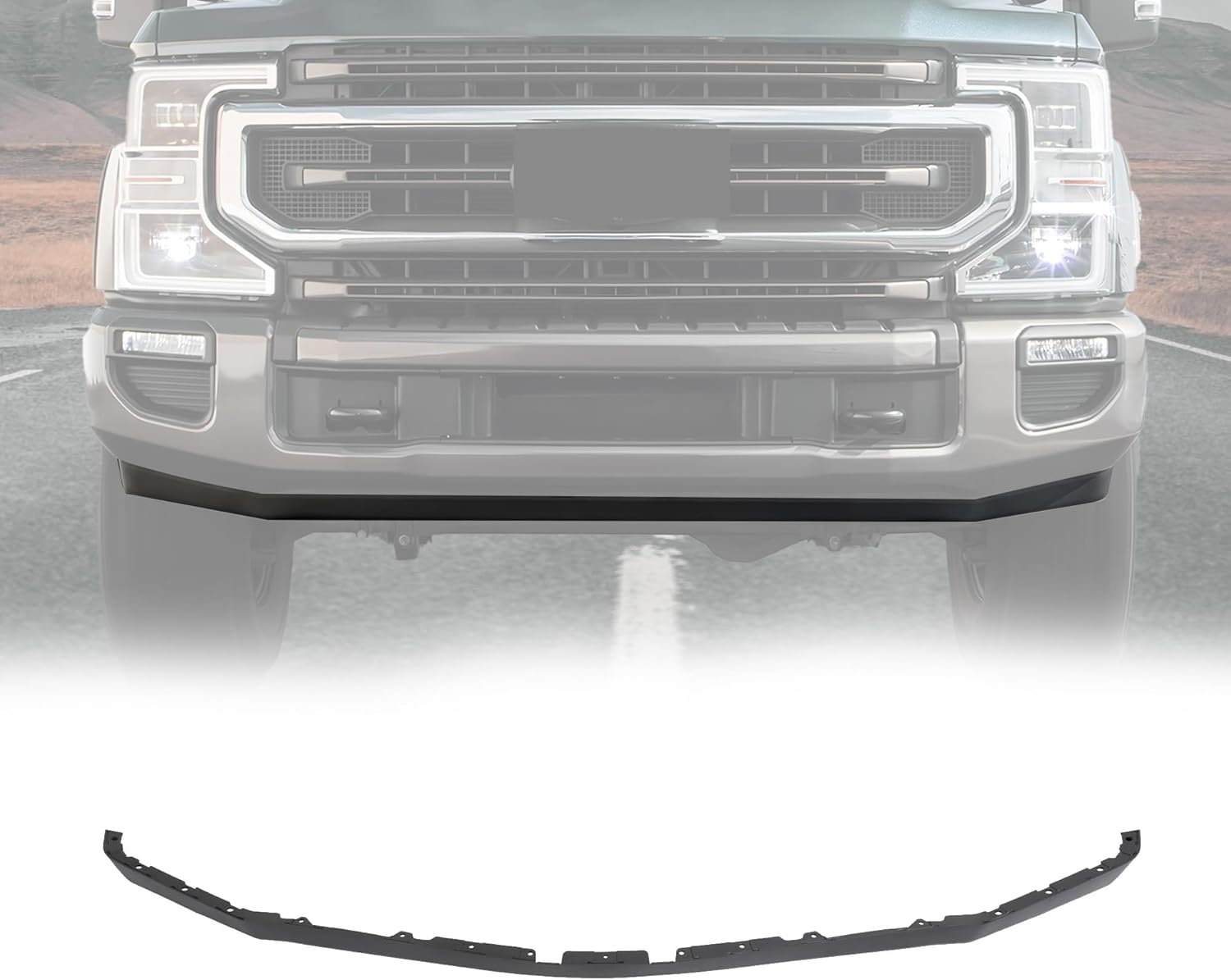 KUAFU Front Lower Deflector Valance Panel for Ford Super Duty