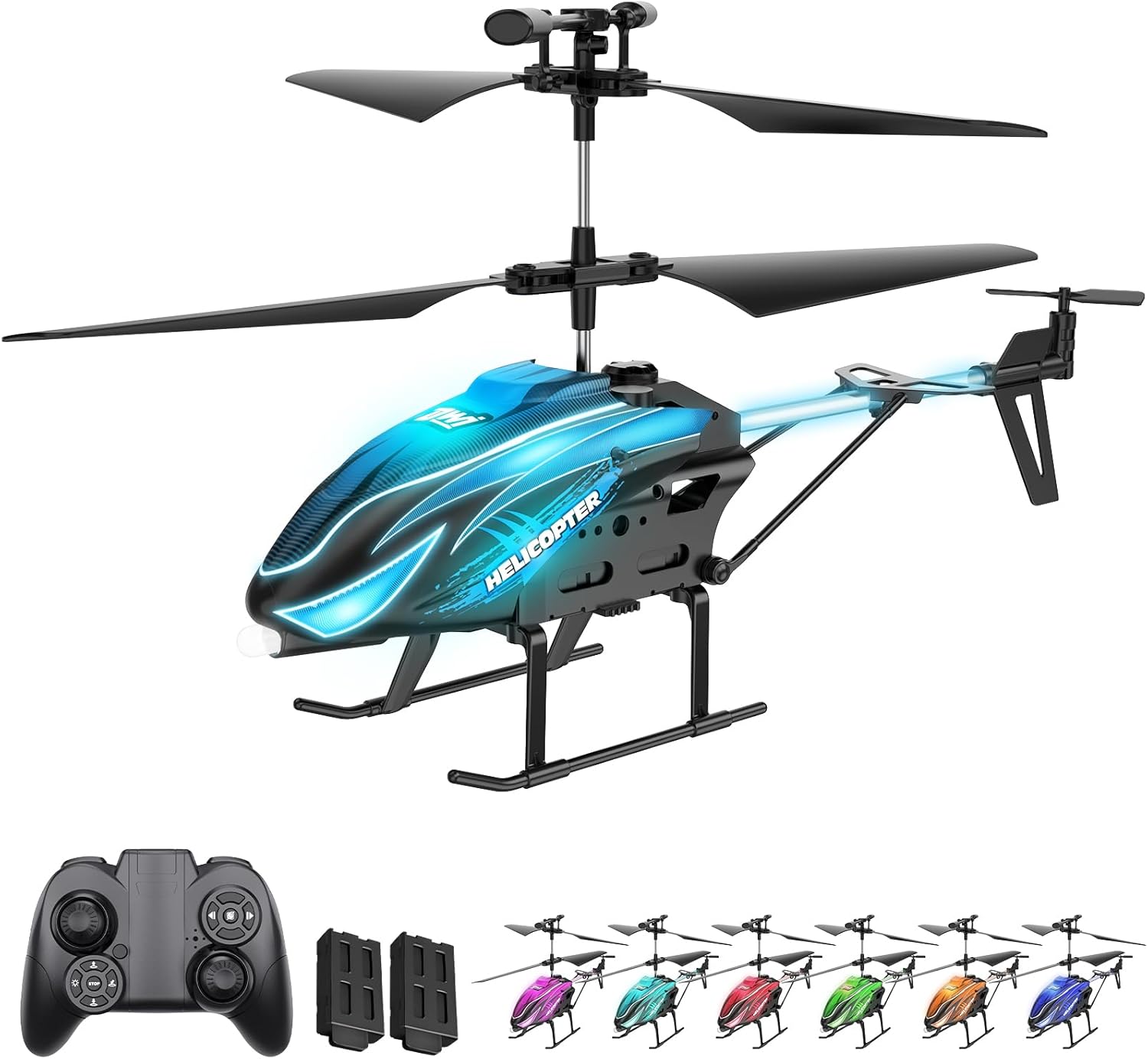 BotZilla RC Helicopter with LED Lights and Altitude Hold Feature