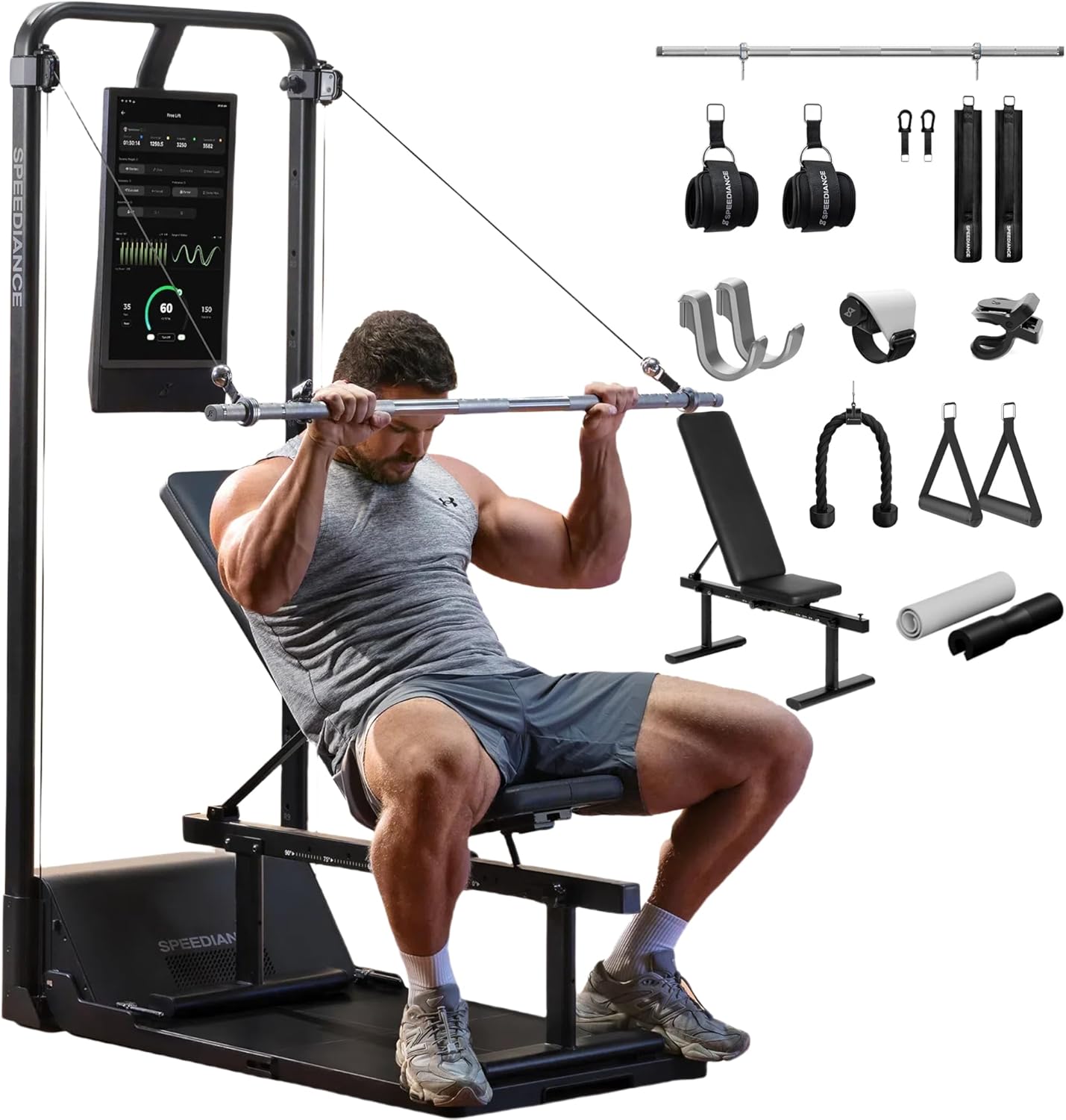 Smart AI-Powered Multi-Functional Smith Machine for Home Gym