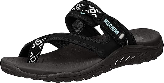Skechers Women's Reggae-Trailway Sandal Flip-Flop for Comfort