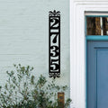 Custom Vertical House Numbers for Outside - Personalized Metal Address