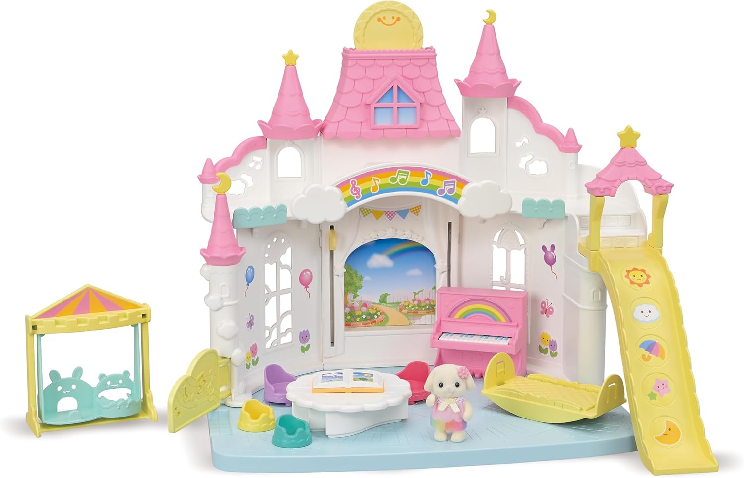 Calico Critters Sunny Castle Nursery Set for Imaginative Play