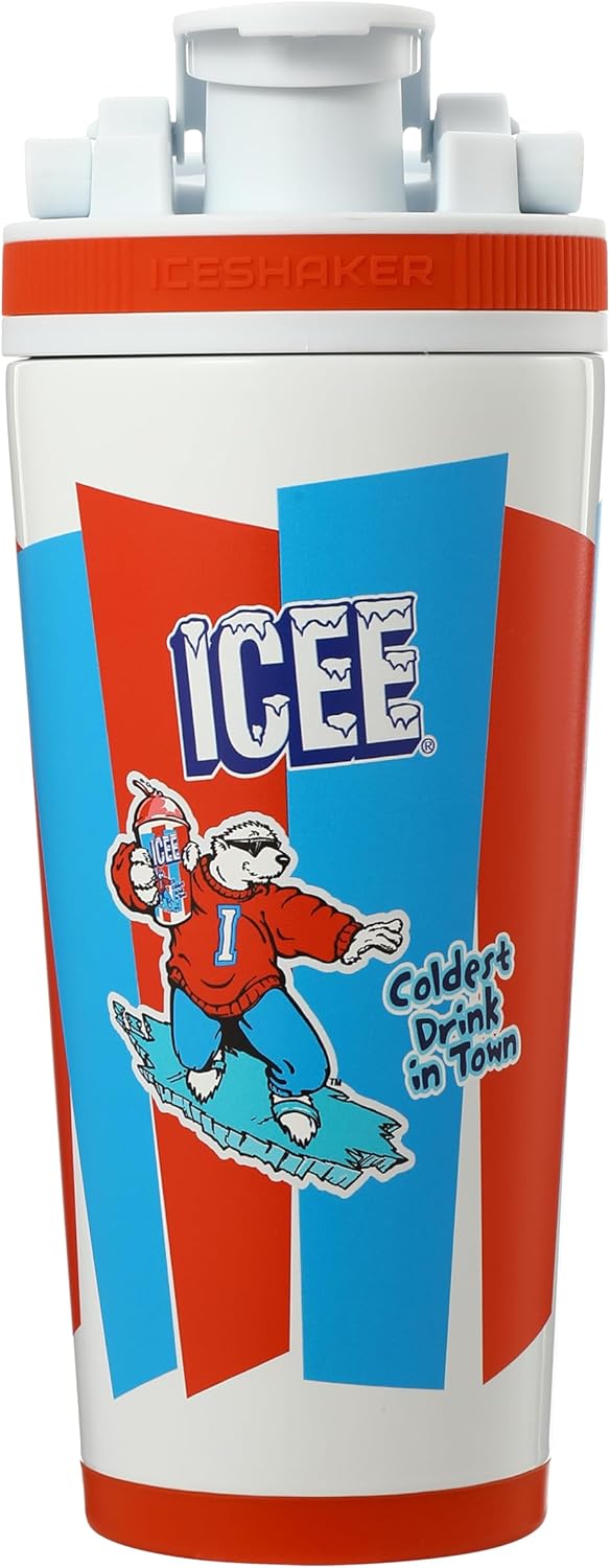 Ice Shaker Insulated Stainless Steel Shaker Bottle for Cold Drinks