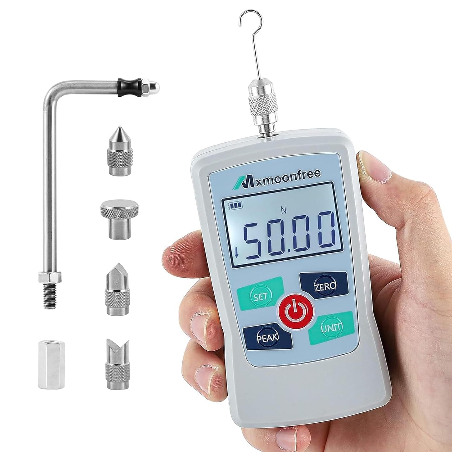 50N Digital Force Gauge Portable Meter for Teaching Labs