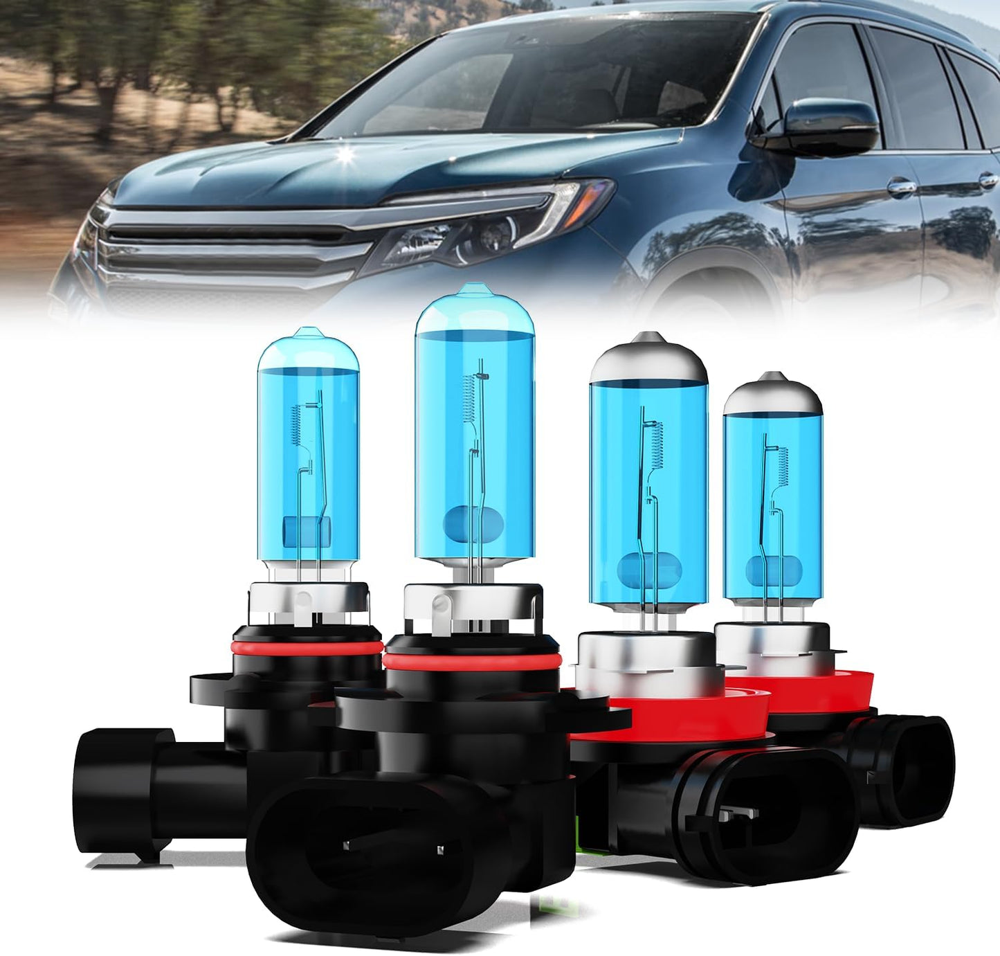 Headlights Compatible with 2006-2018 Honda Pilot for Safety
