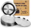 Supet Cat Plates for Wet Food - Non Slip & Whisker Friendly