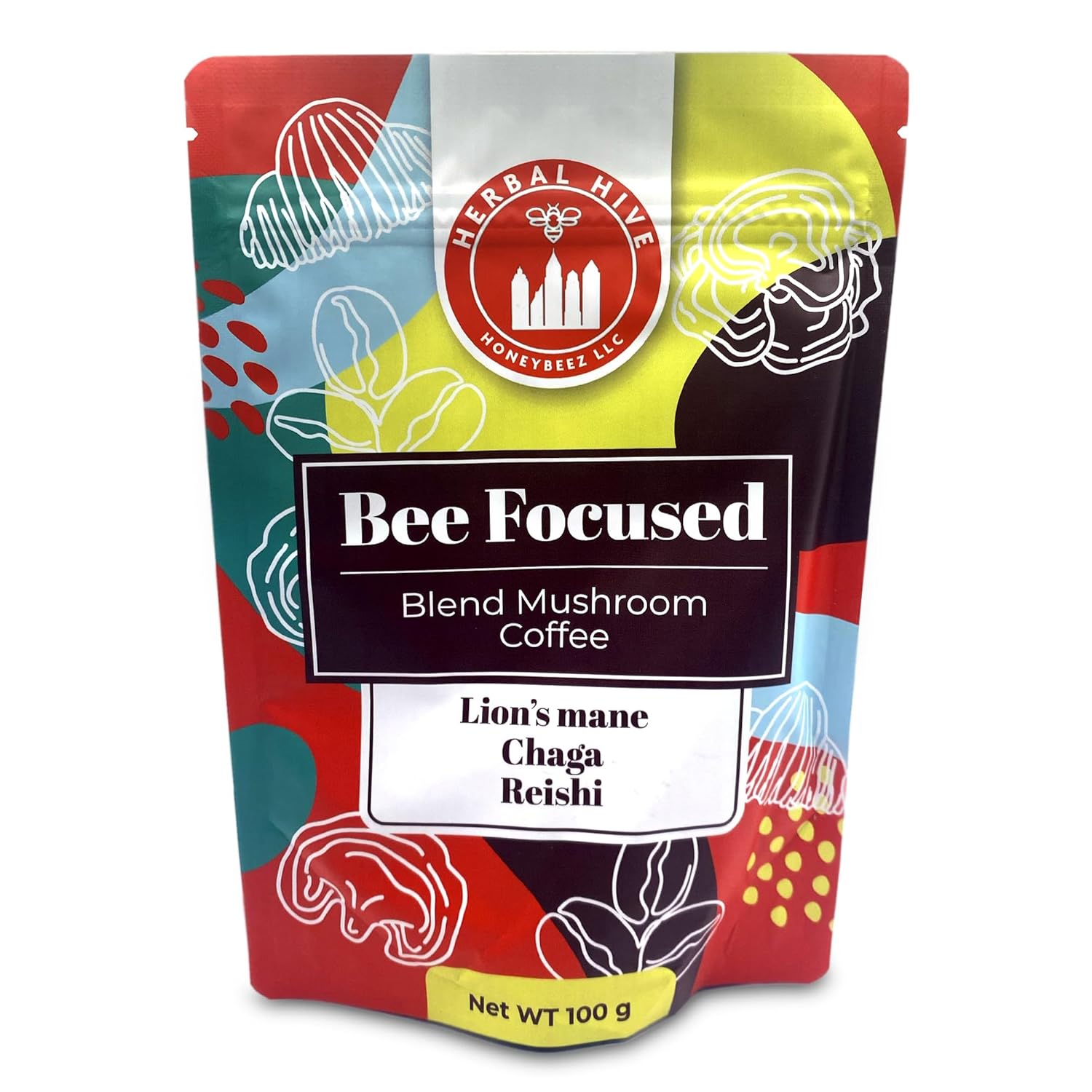 HERBAL HIVE Mushroom Coffee: Boost Focus with Adaptogens!