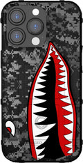 P-40 Flying Tigers Shark Teeth iPhone 14 Pro Case - Rugged Shield
