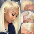 613 Blonde Bob Wig 13x4 HD Transparent Lace Front - 16 in