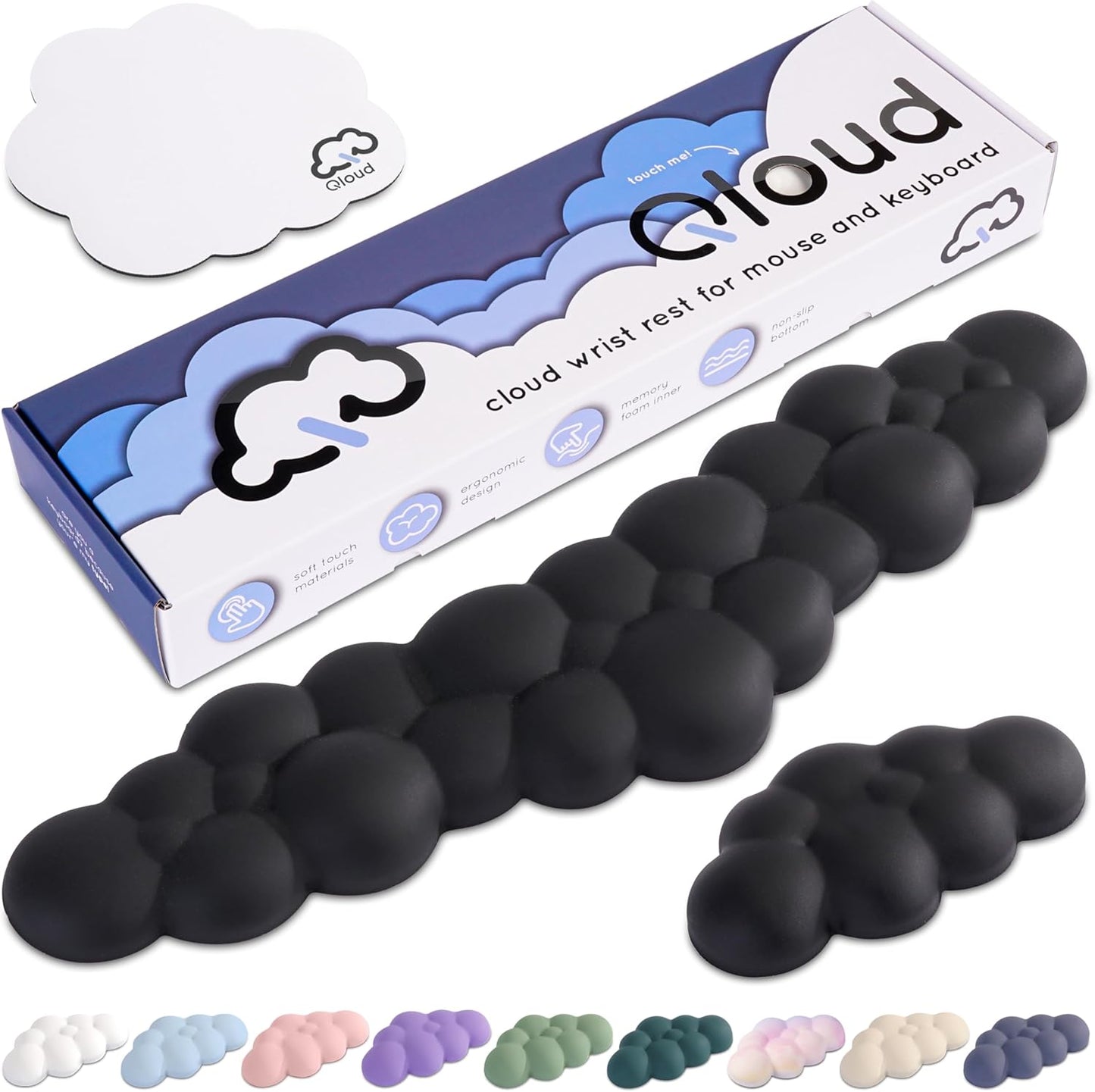 Cloud Keyboard Wrist Rest Set - Ergonomic Comfort