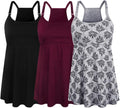 Maternity Nursing Tank Tops 3 Pack - Comfortable Nursing & Sleep