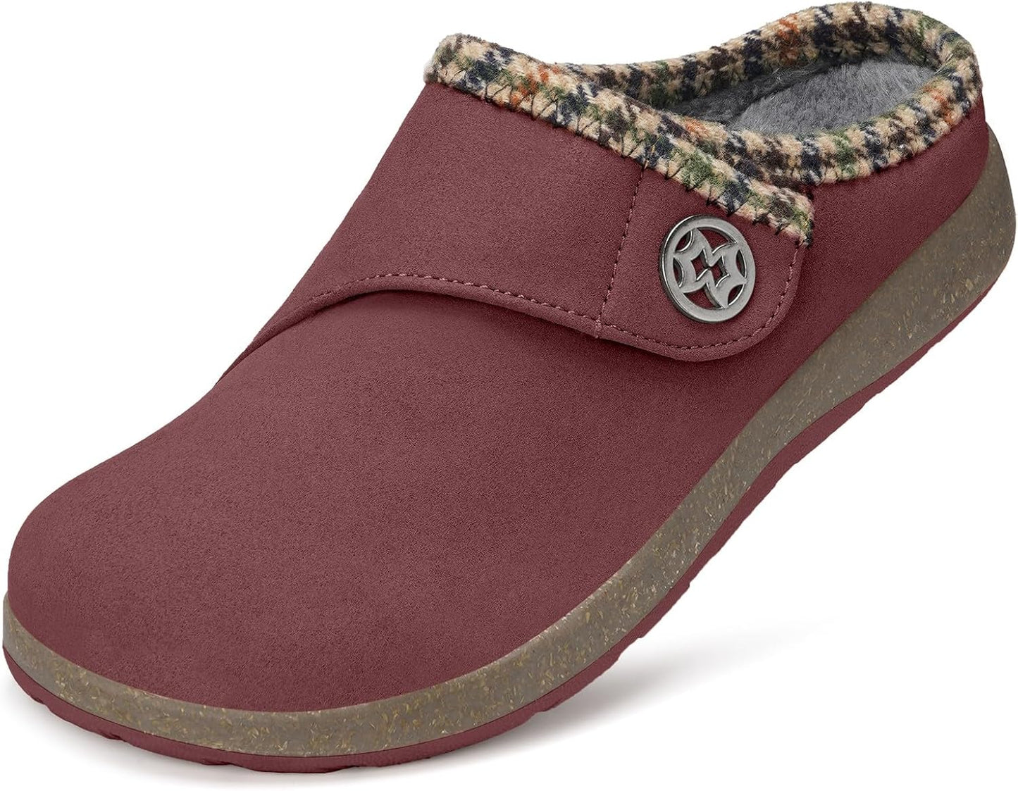 Eagsouni Women's Men's Wide Width Slippers for Comfort
