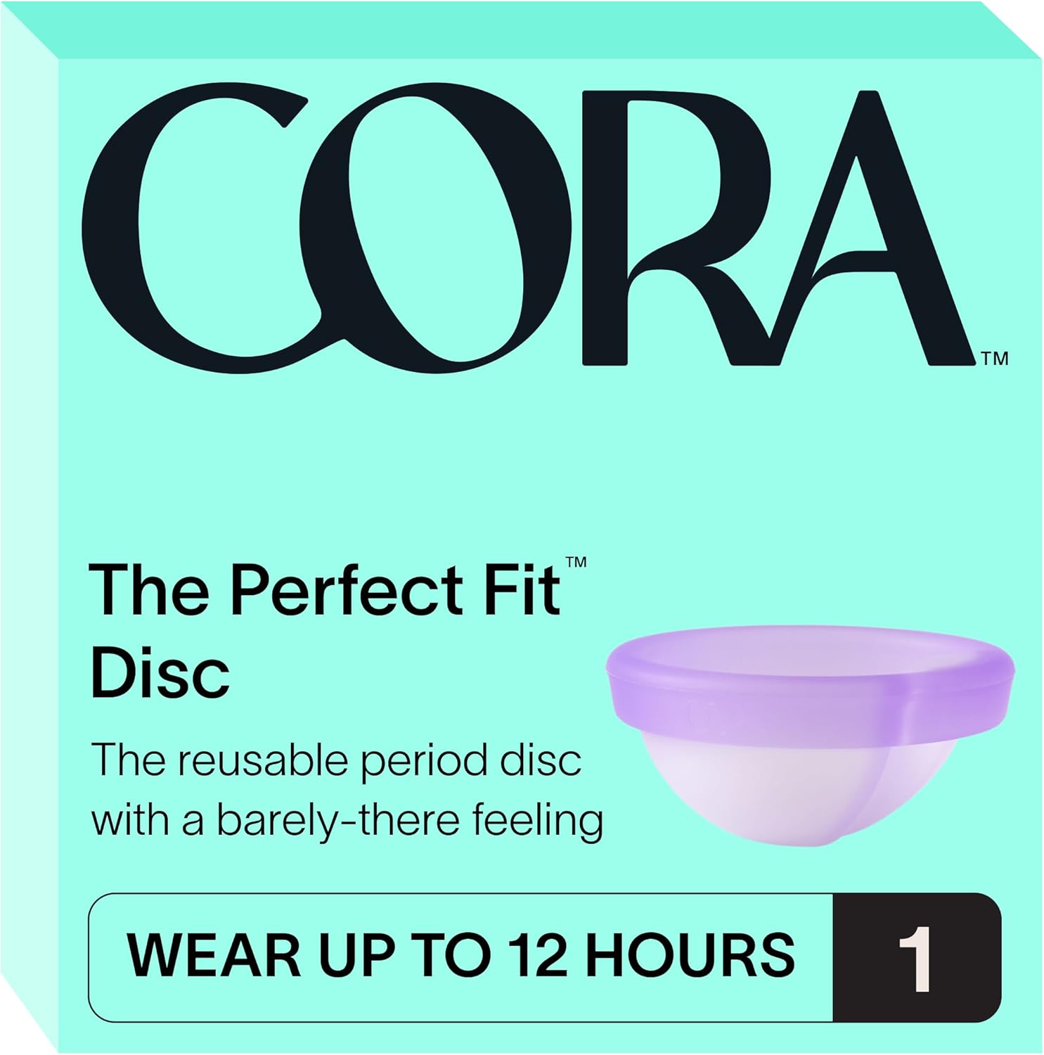 Cora Menstrual Disc - 12-Hour Wear