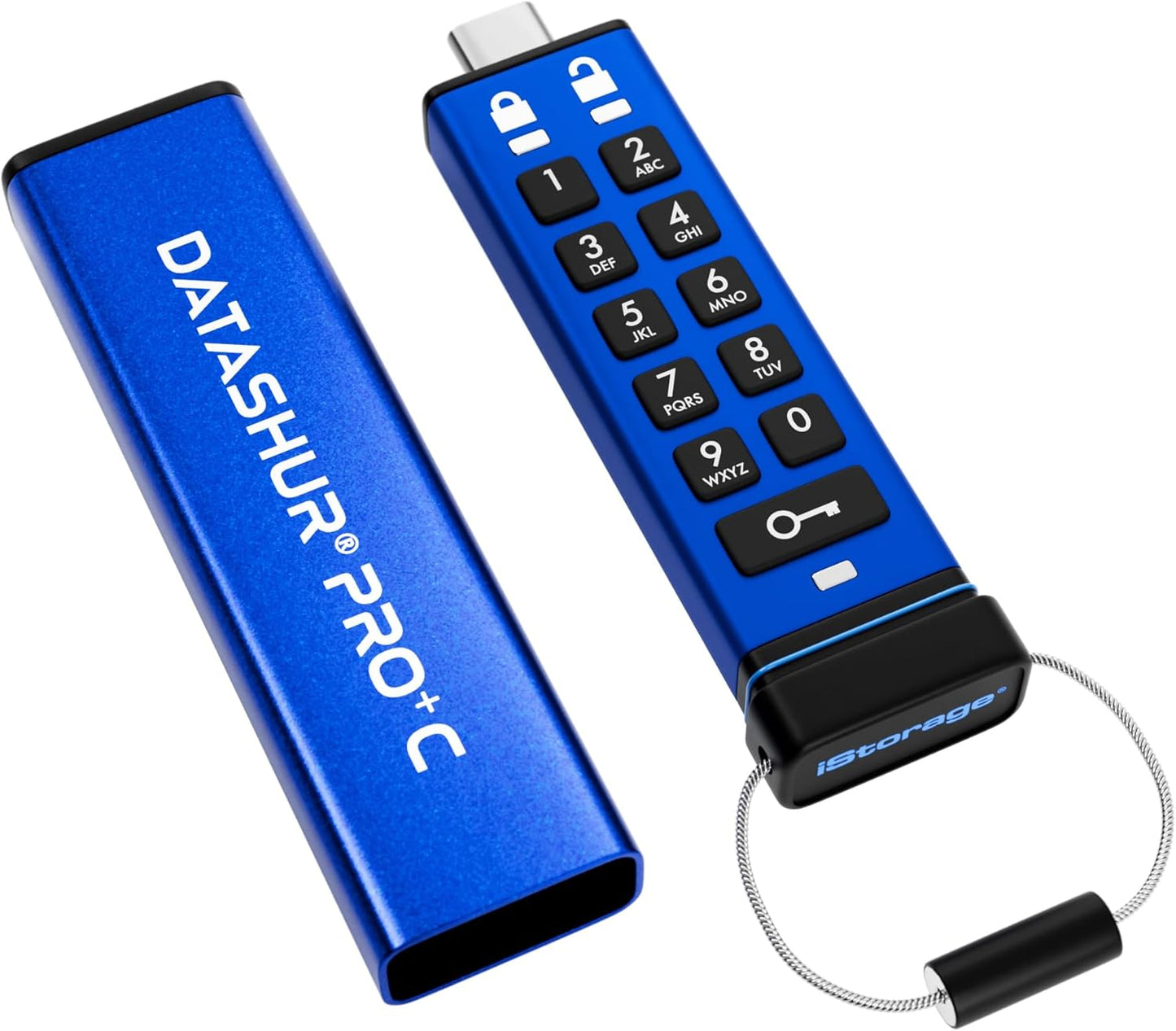 iStorage datAshur PRO+C 32GB Secure USB Type-C Memory Stick