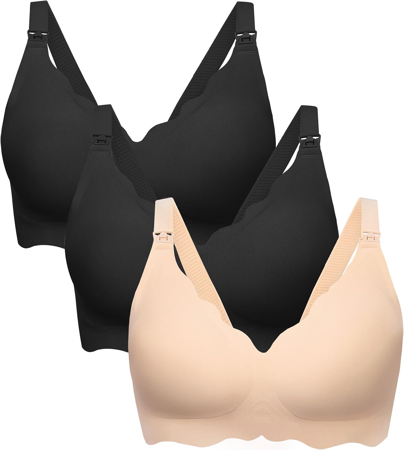 Angelhood Nursing Bras for Breastfeeding Ultra Comfort Seamless