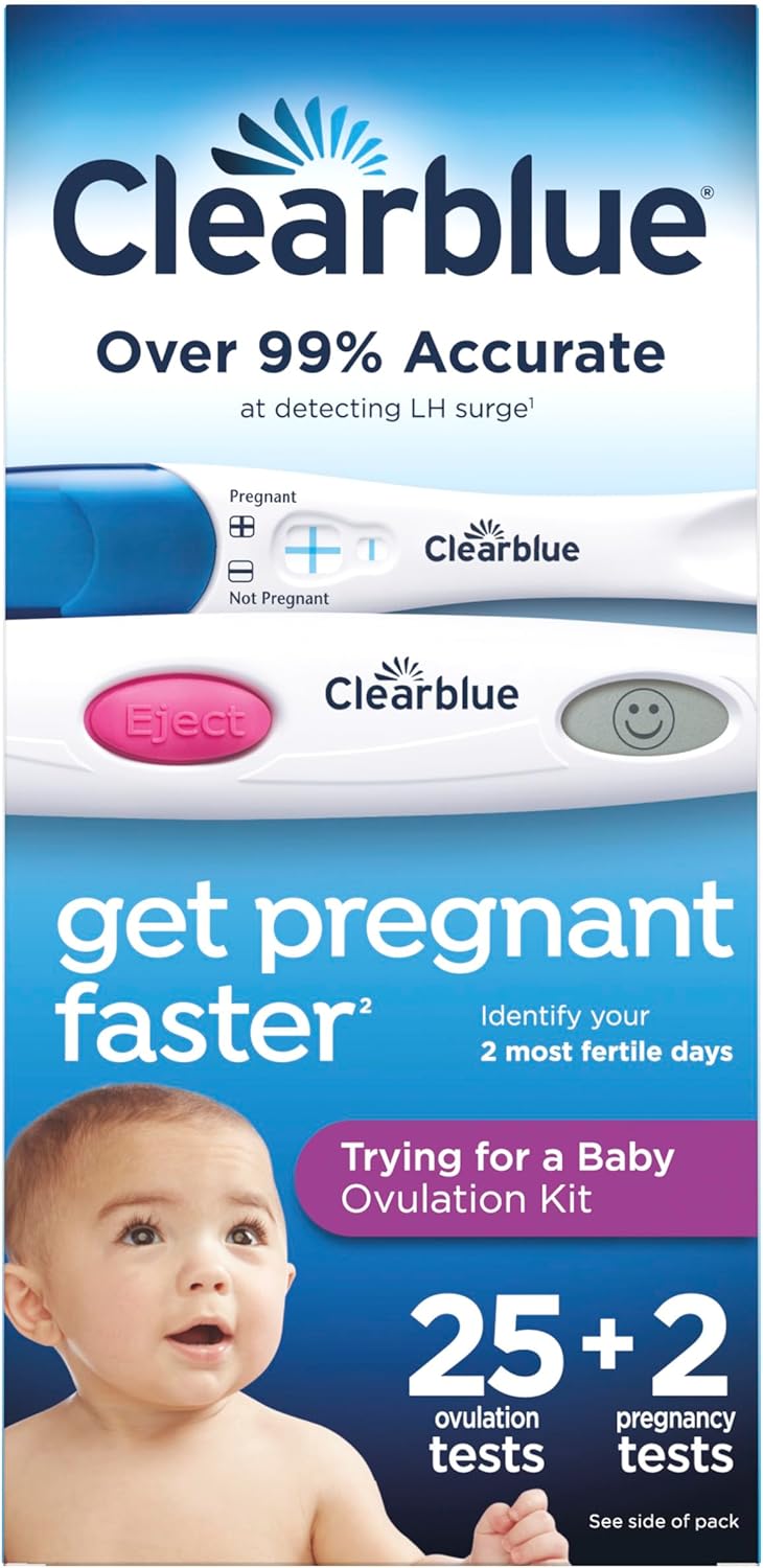 Clearblue Trying for a Baby Ovulation Kit with 27 Tests Included