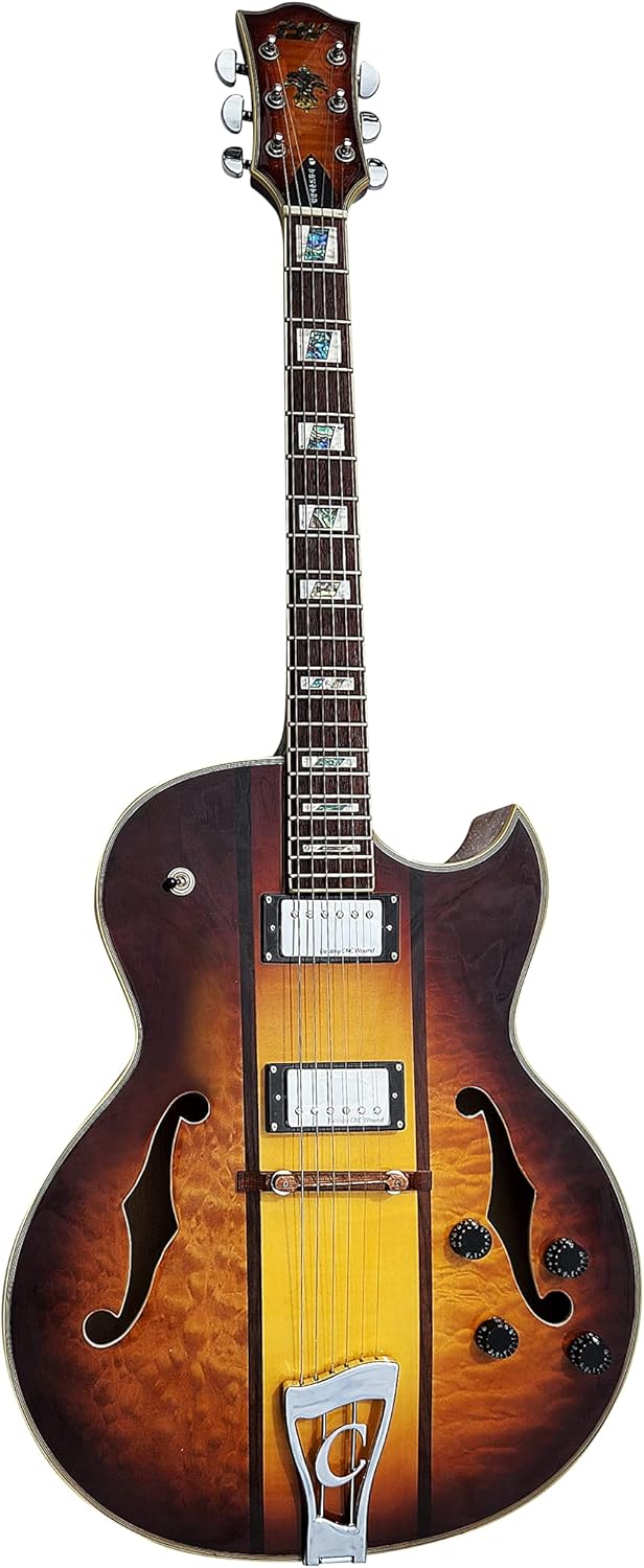 IYV Semi-Hollow Electric Guitar for Smooth Playing