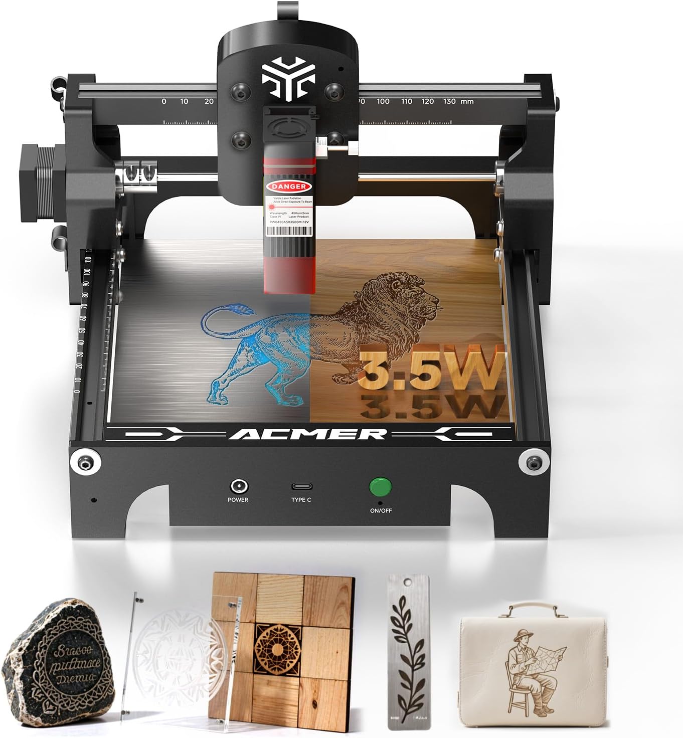 ACMER S1 Laser Engraver Mini Machine for Wood and Leather