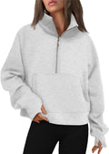 Cozy Crop: AUTOMET Half Zip Fleece Hoodie
