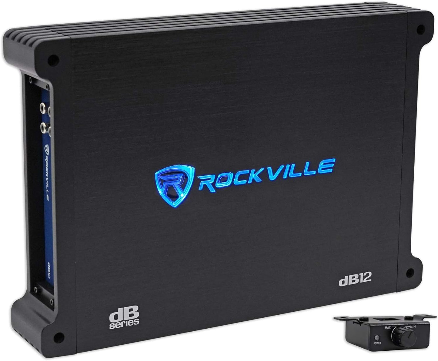 Rockville dB12 2000W Mono Car Amplifier for Deep Bass Sound