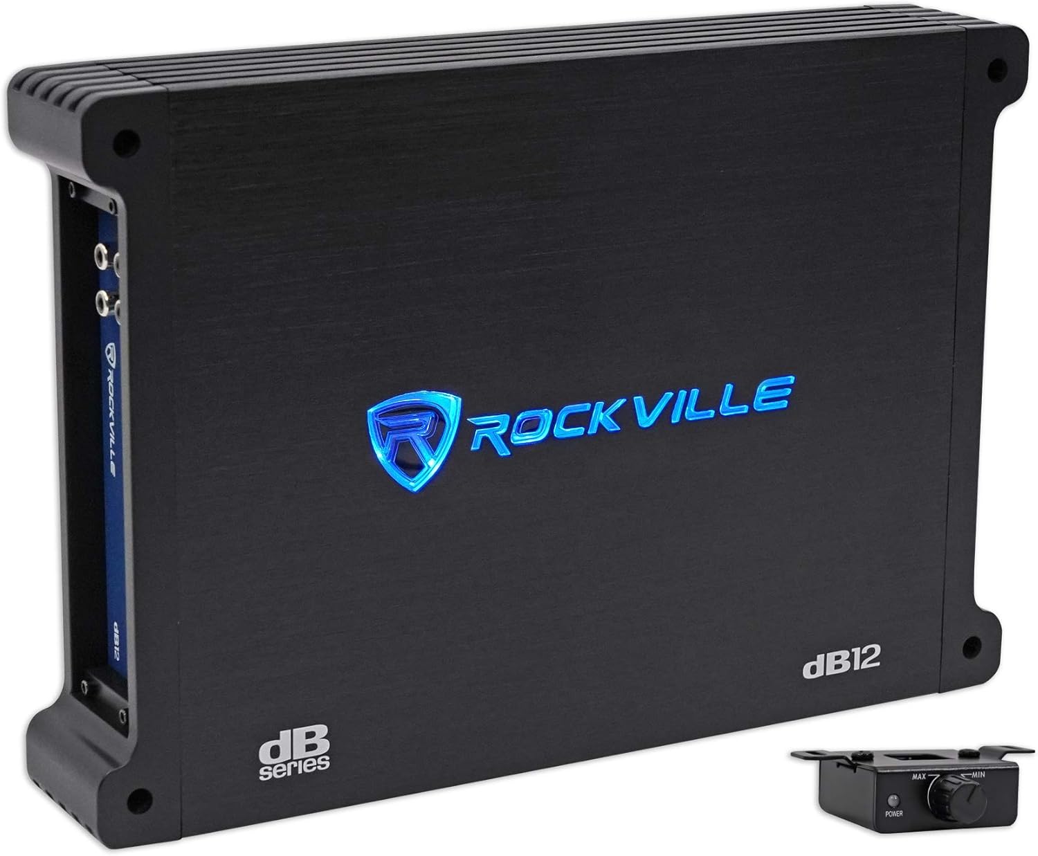 Rockville dB12 2000W Mono Car Amplifier for Deep Bass Sound