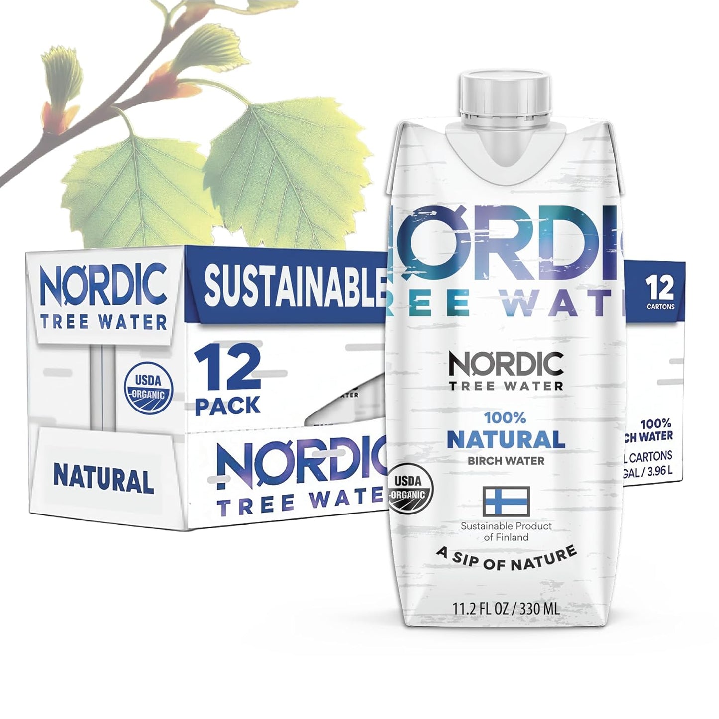 Regenerative Organic Certified Birch Tree Sap for Hydration