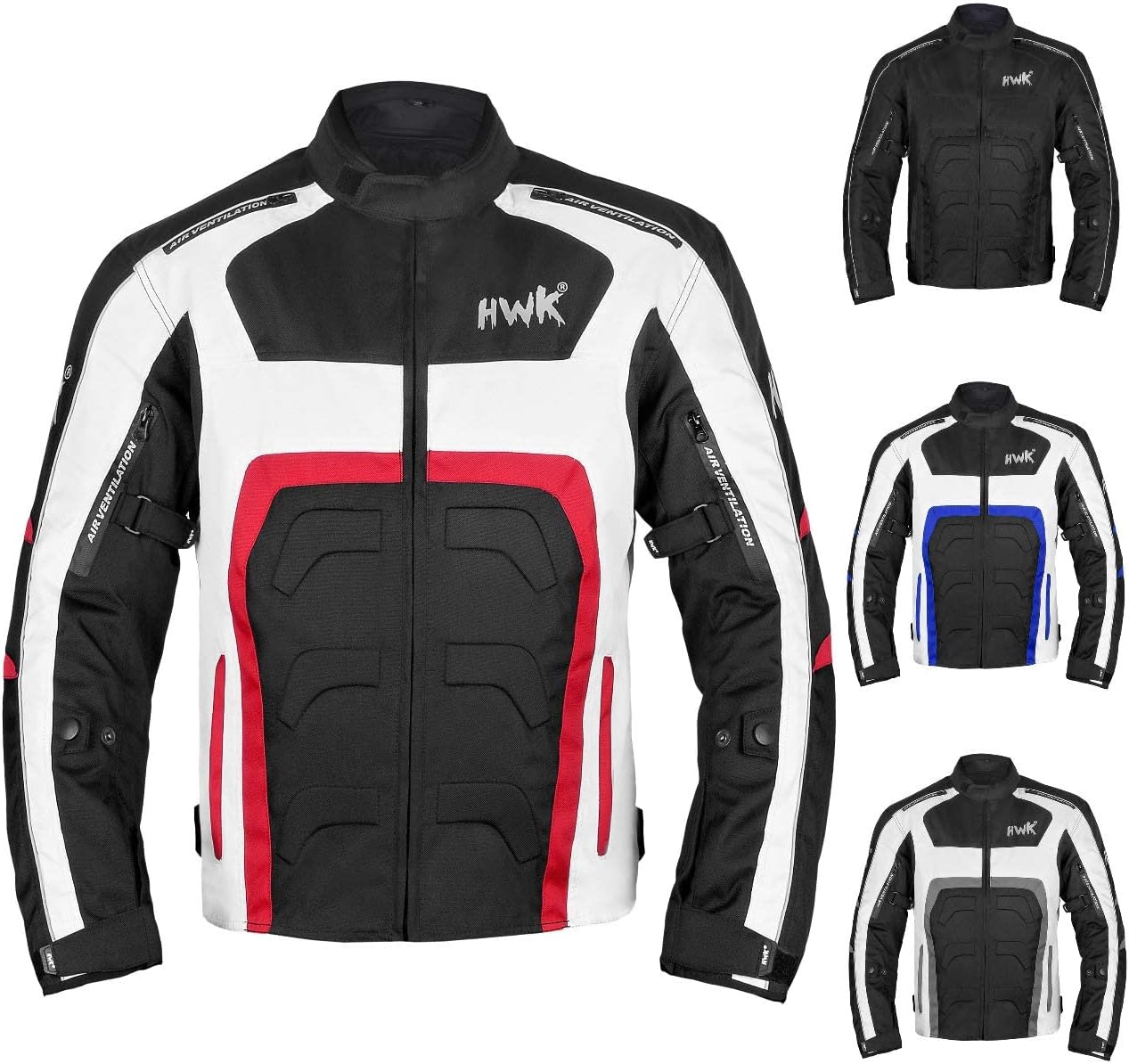 HWK Spyder Motorcycle Jacket for Men: All Season Comfort & Safety