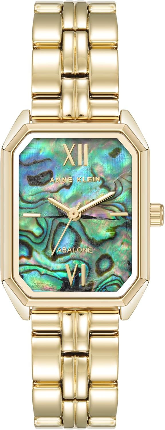 Anne Klein Women's Bracelet Watch with Abalone Dial and Gold-Tone