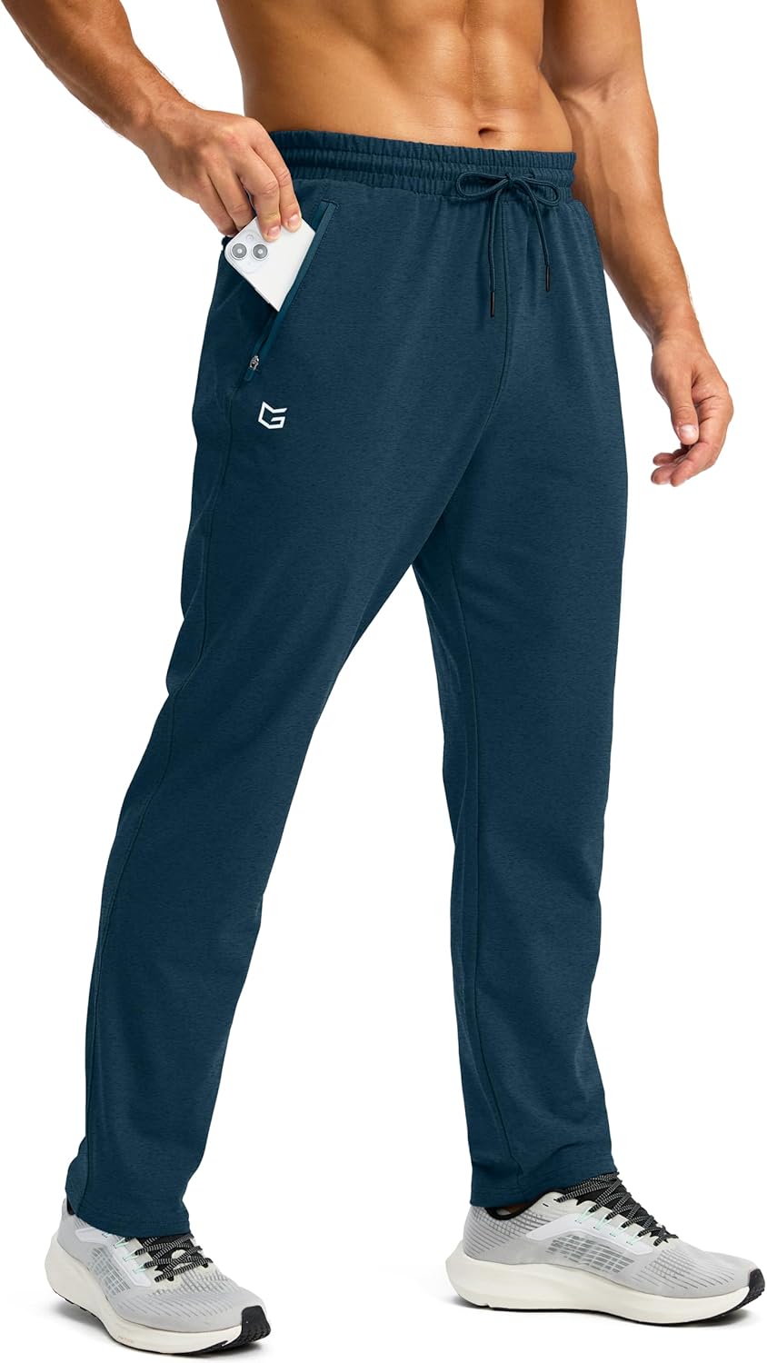 G Gradual Men's Fleece Lined Winter Pants for Cold Weather