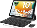 Tablet with Keyboard 12GB RAM 64GB Storage - 10.1 in Android 15