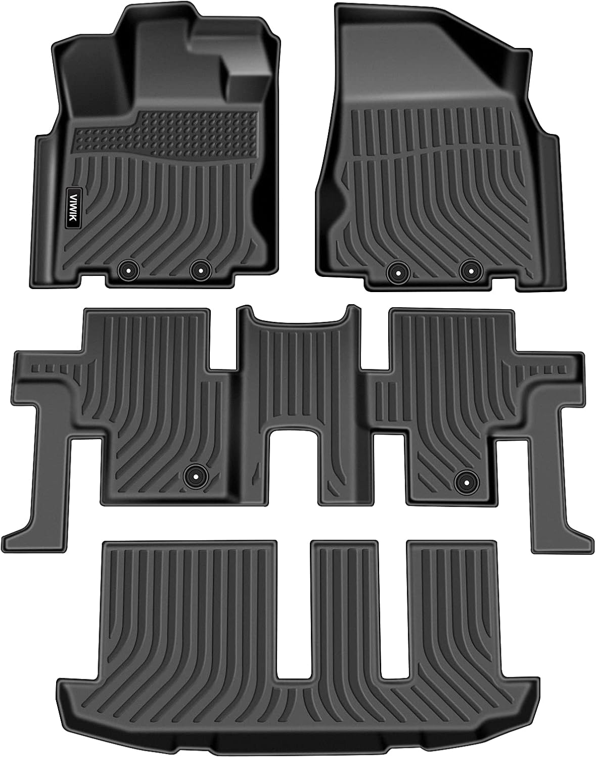 Custom Fit VIWIK Floor Mats for Nissan Pathfinder & QX60 2013-2020