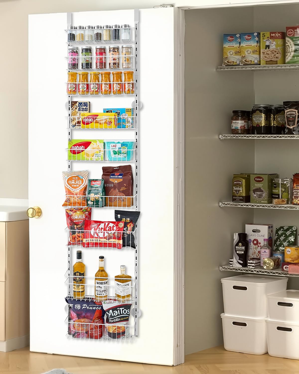 VEVOR Over the Door Pantry Organizer for Kitchen and Bathroom