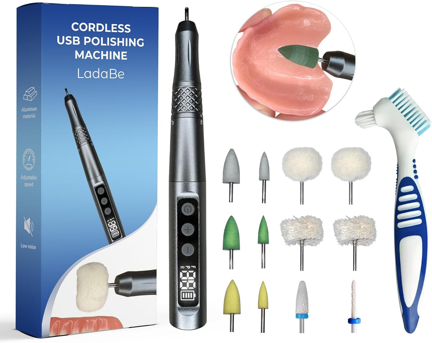 Cordless USB Polishing Machine for Edge Smoothing and Finishing