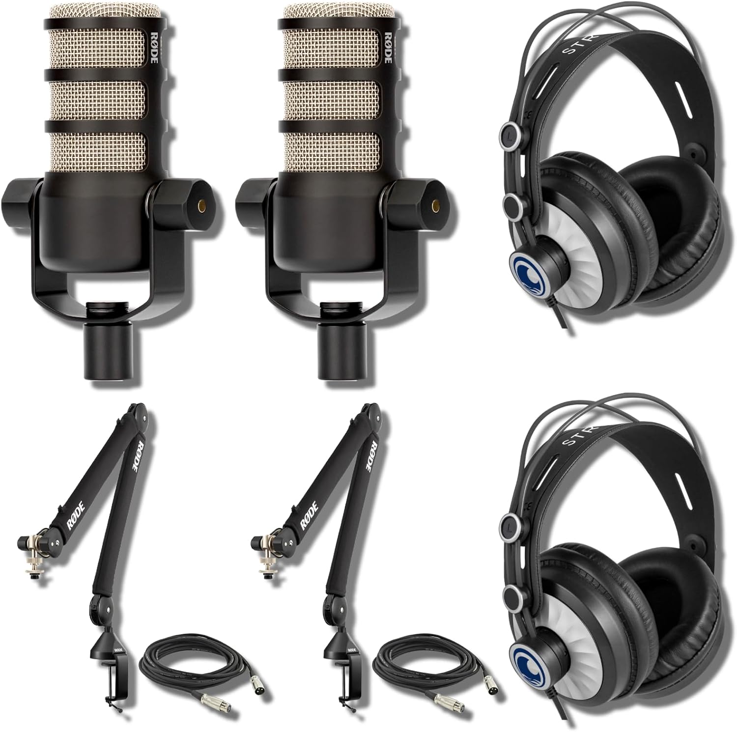 Rode PodMic Dynamic Podcasting Microphones with Boom Arms and More