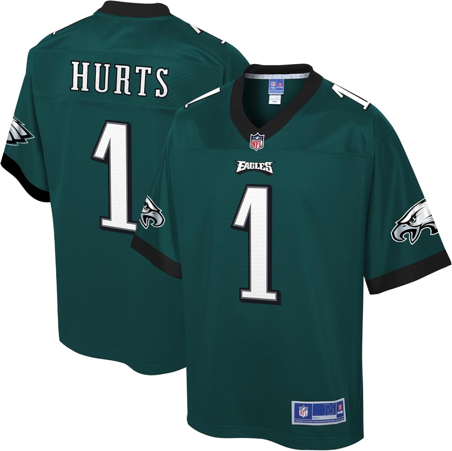 Men's Jalen Hurts Midnight Green Philadelphia Eagles Jersey
