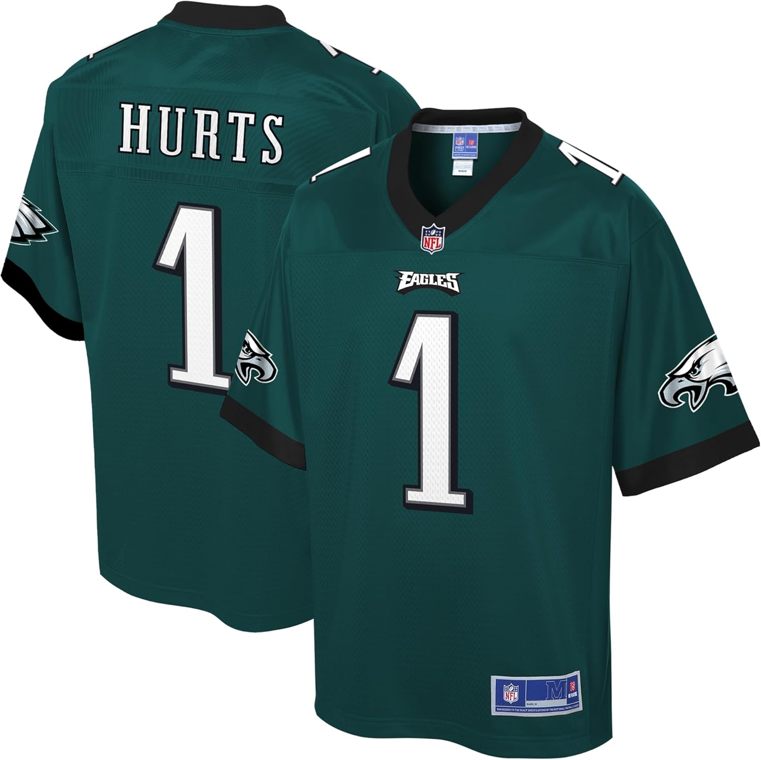 Men's Jalen Hurts Midnight Green Philadelphia Eagles Jersey