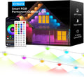 150FT Permanent Outdoor RGB Lights - App Control, Music Sync