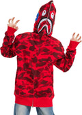 Unisex Camouflage Hoodie with Shark Embroidery (Style TDP5)