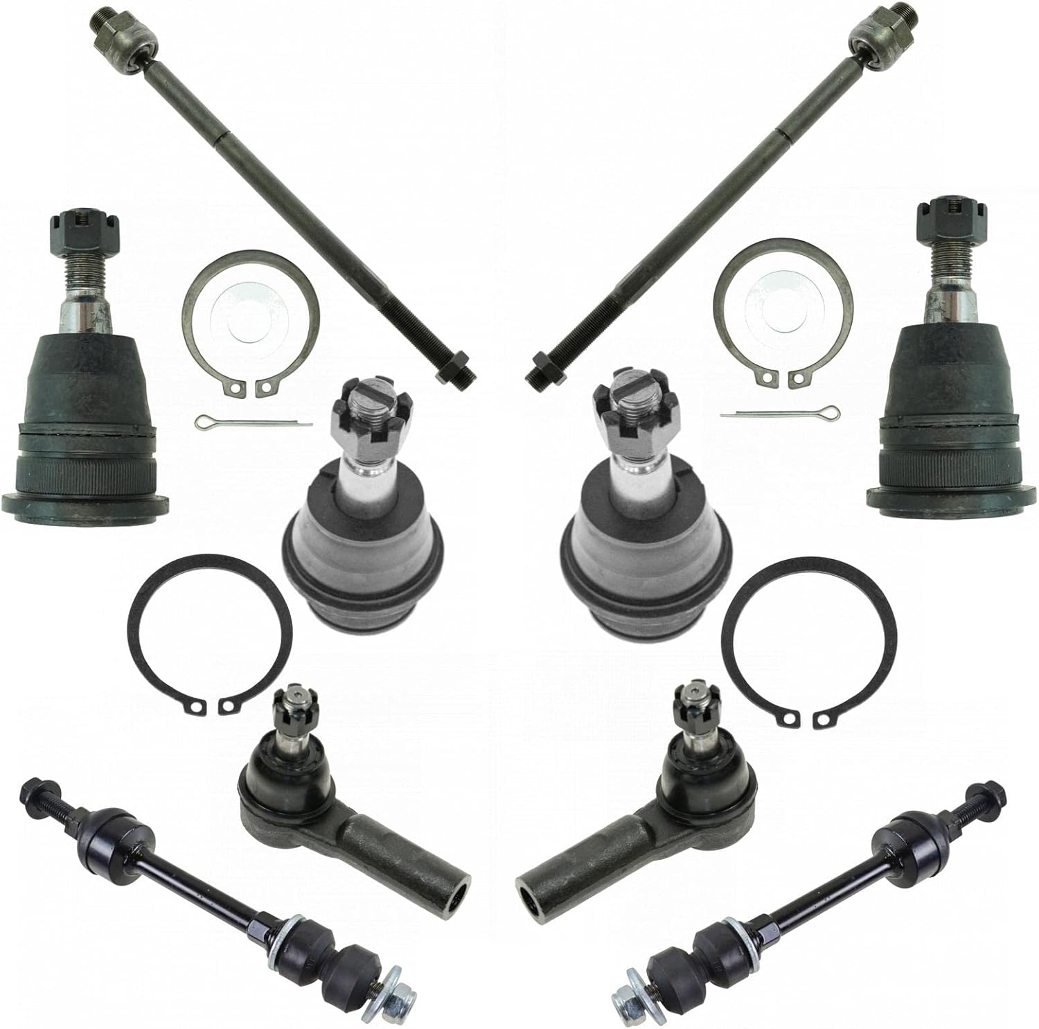 TRQ Front Steering & Suspension Kit for Dodge Ram 1500 2006-2010