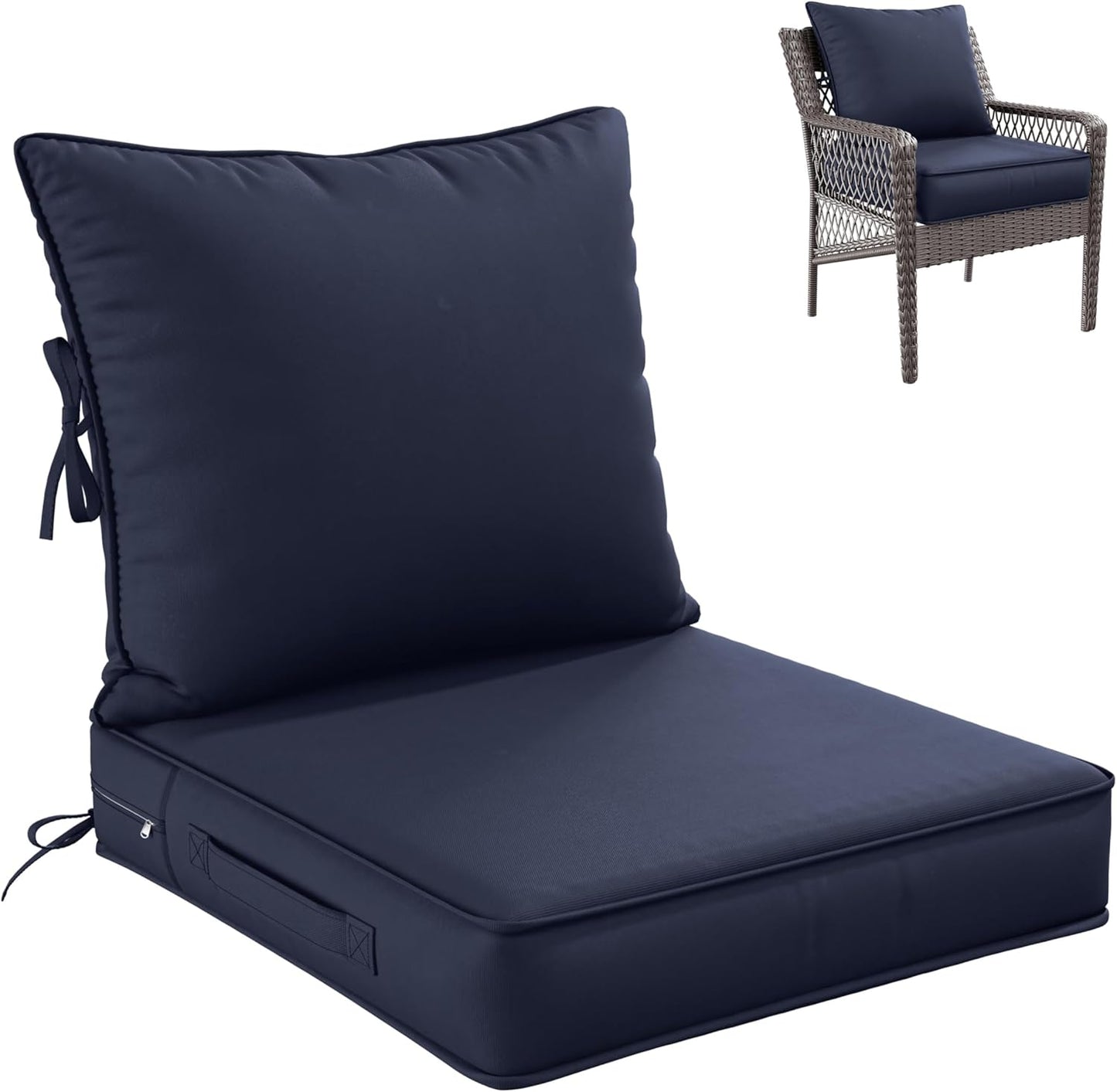Premium Outdoor Seat Cushion Set for Patio Furniture Comfort