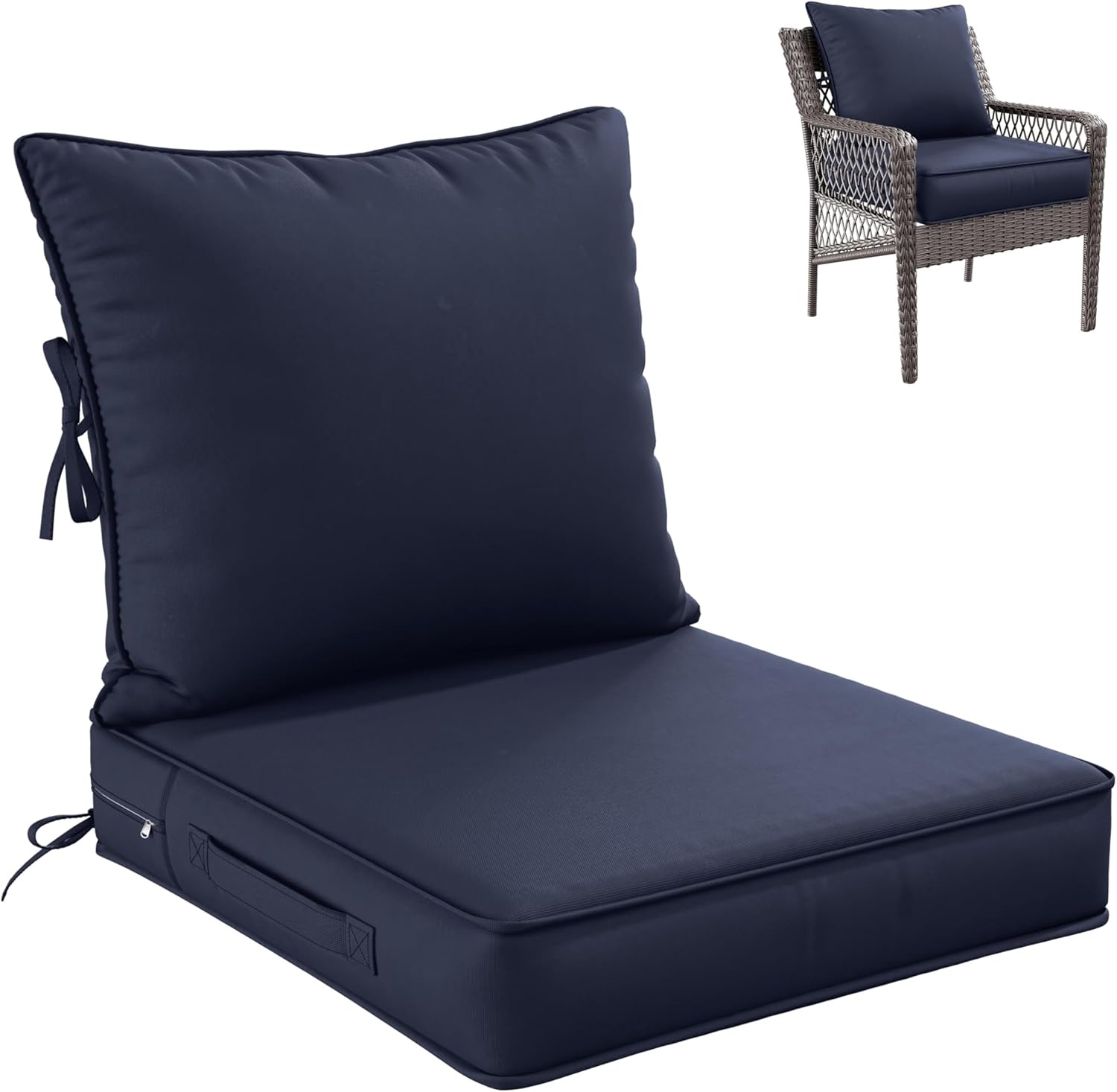Premium Outdoor Seat Cushion Set for Patio Furniture Comfort