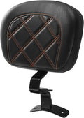 SLMOTO Motorcycle Rider Backrest Pad for Harley Touring - Improved