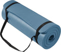 Yoga Mat 1-Inch Extra Thick Exercise Mat for Men & Women - 71L x 24W