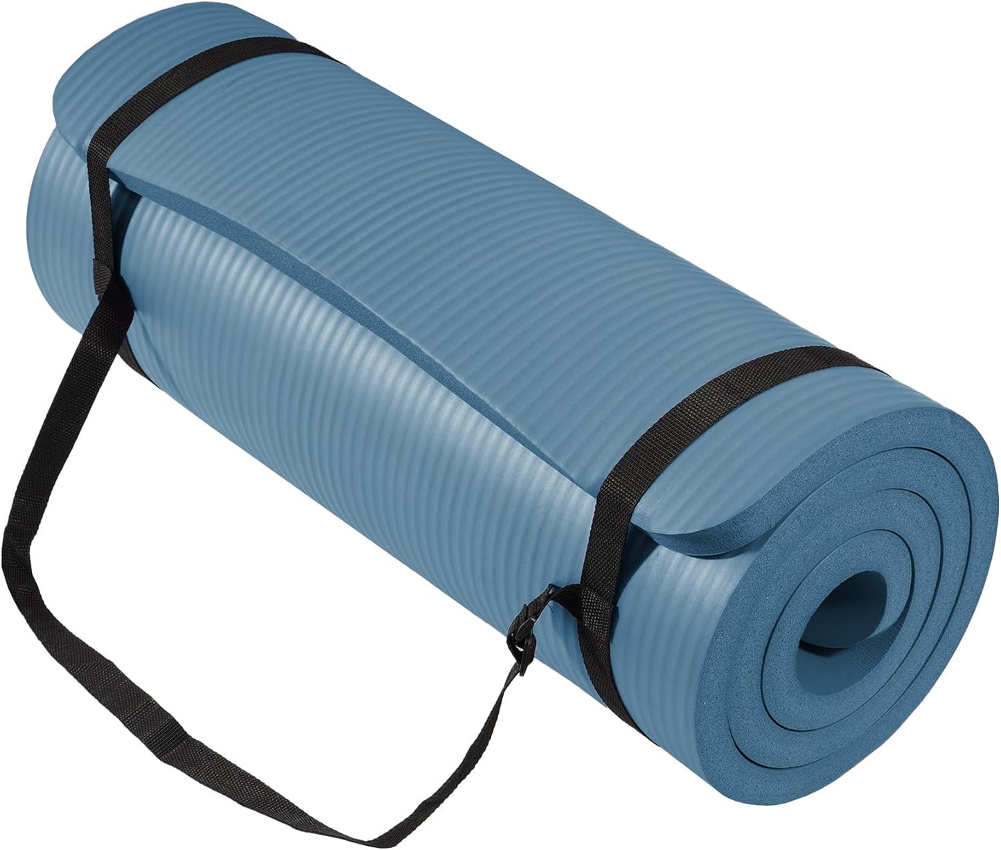 Yoga Mat 1-Inch Extra Thick Non-Slip Surface for Home Gym
